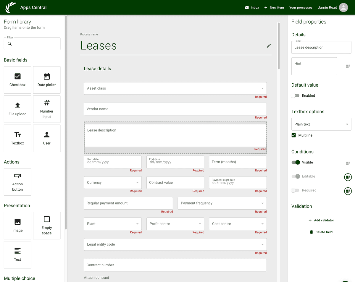 Aurora workflow builder